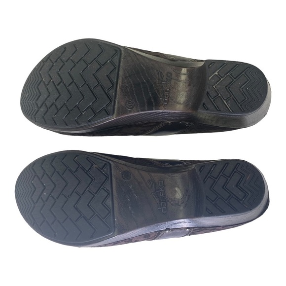 Dansko Brown Suede Leather Patterned l - Picture 11 of 11